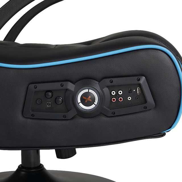 Kids Sound Trek Black/Blue Gaming Swivel Chair - Thumbnail - Image 4