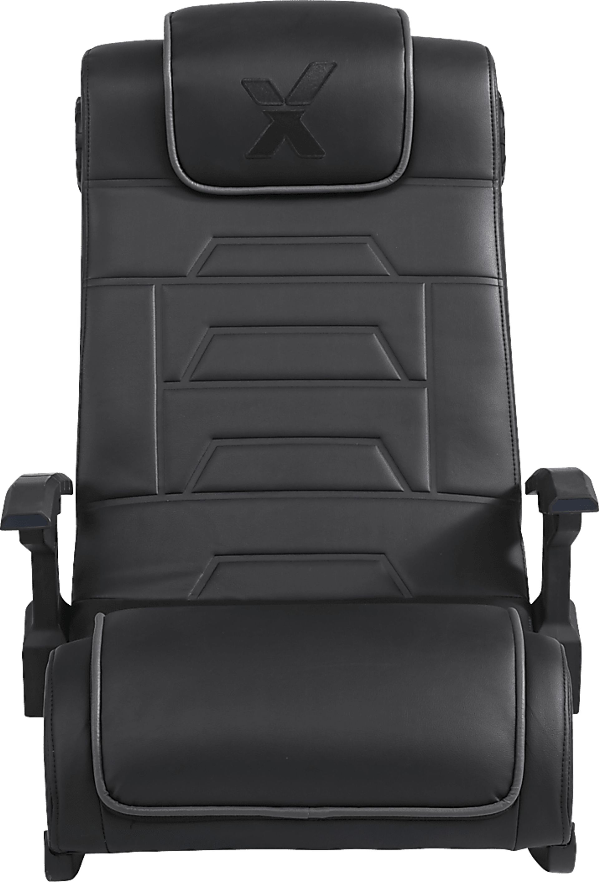 Kids Sound Trek Black Gaming Floor Rocker - Image 2