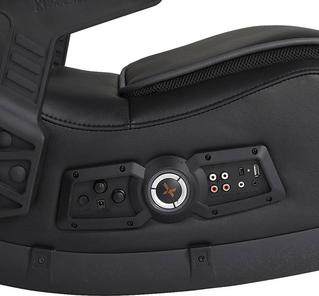 Kids Sound Trek Black Gaming Floor Rocker - Thumbnail - Image 4
