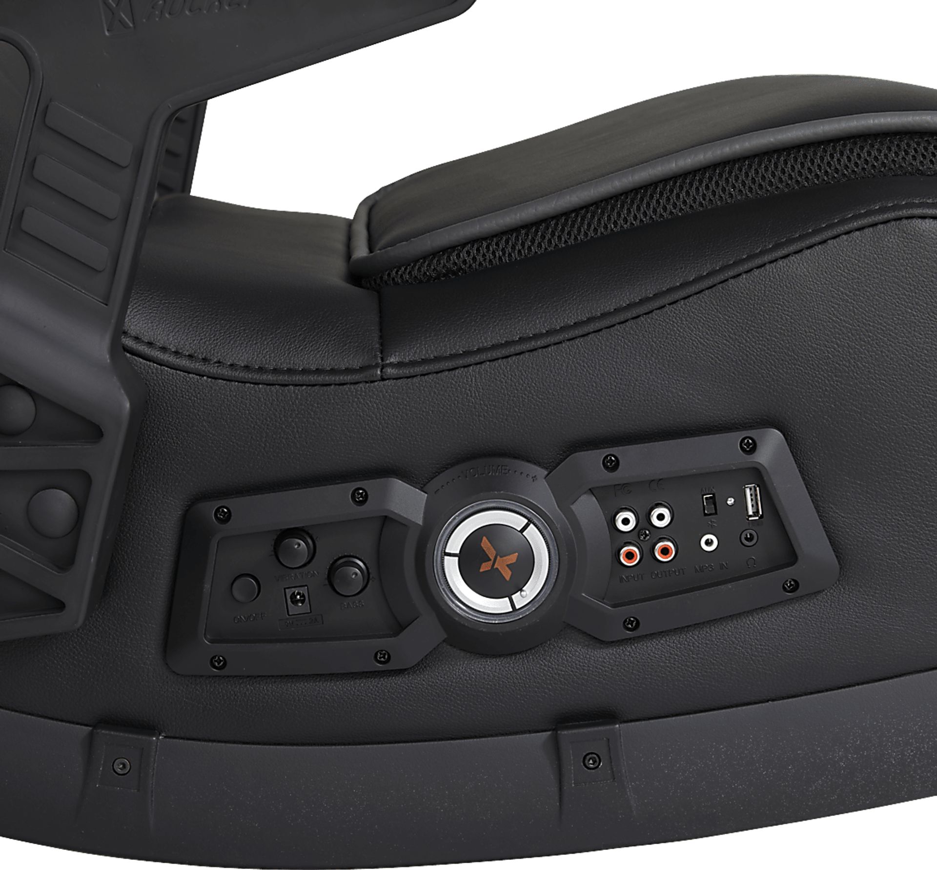 Kids Sound Trek Black Gaming Floor Rocker - Image 4