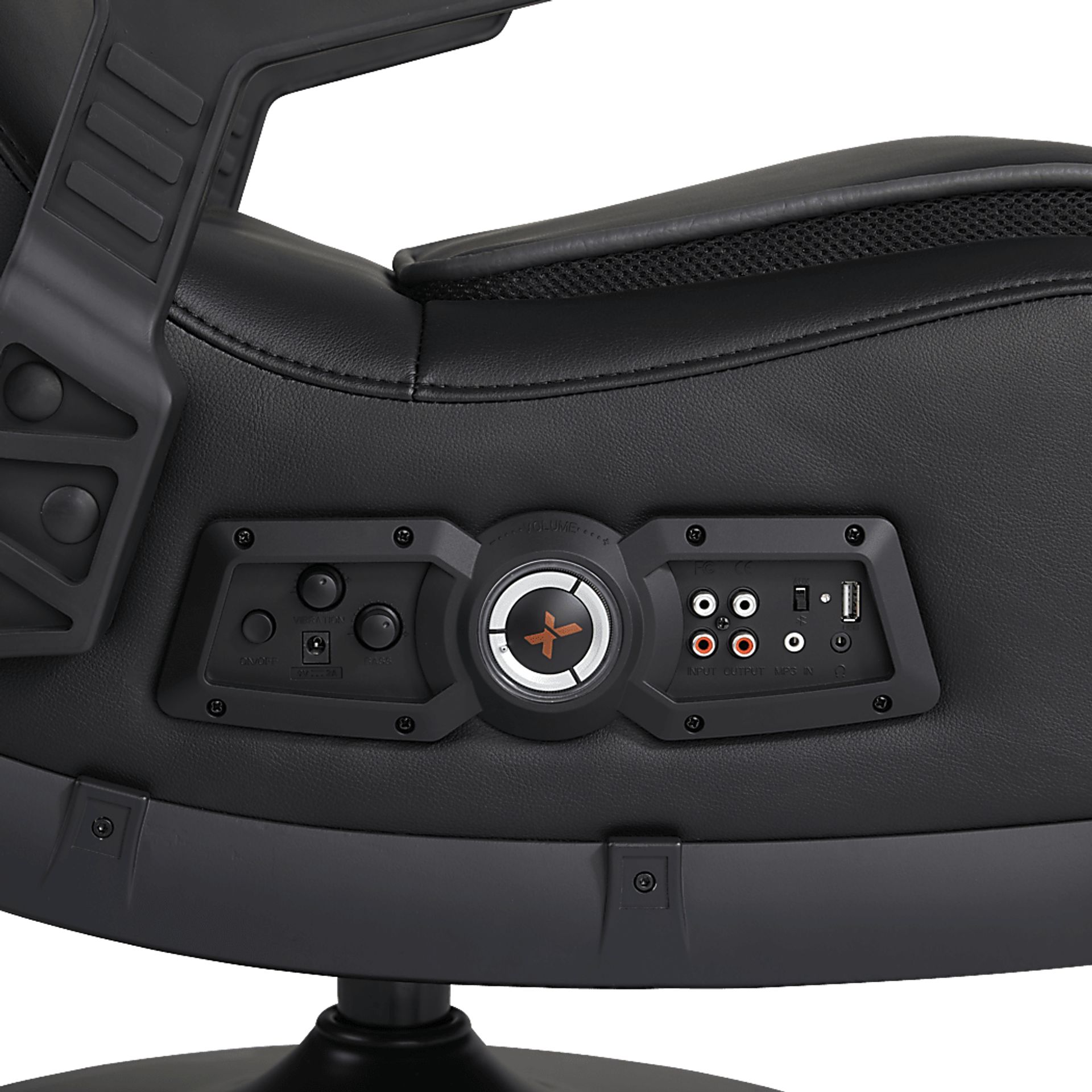 Kids Sound Trek Black Gaming Swivel Chair - Image 4