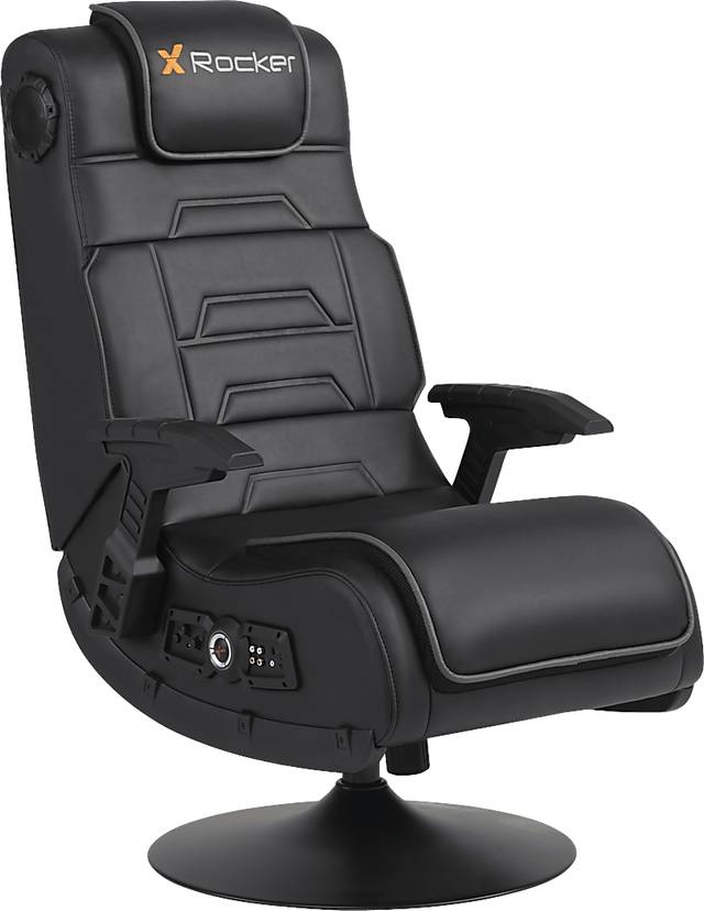 Kids Sound Trek Black Gaming Swivel Chair - Thumbnail - Image 1