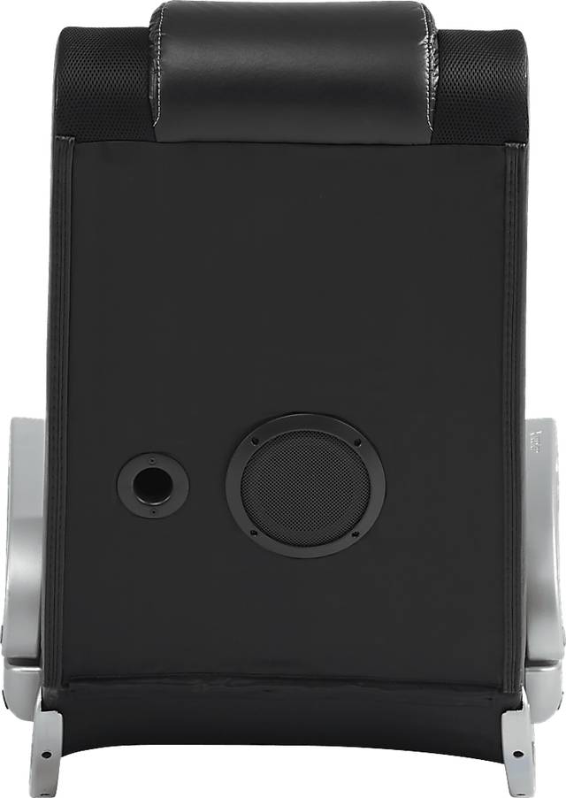 Kids Sound Trek Black/Silver Gaming Floor Rocker - Thumbnail - Image 3