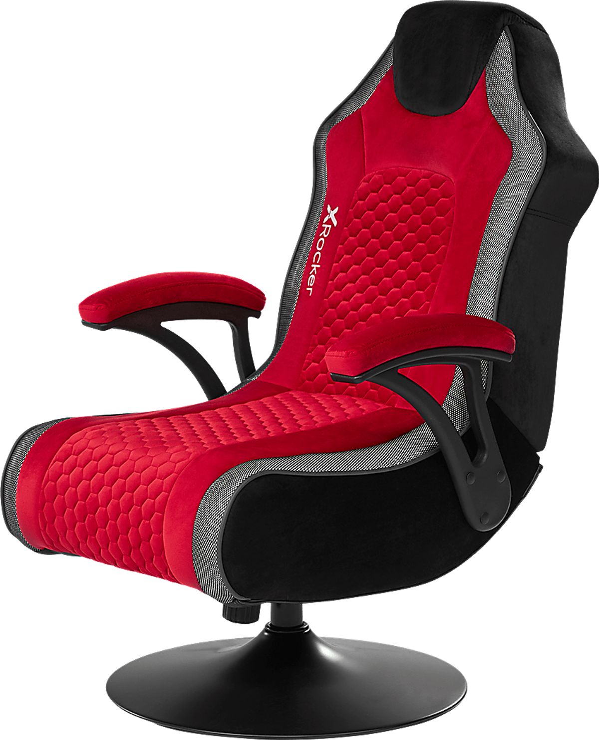 Sound Trek Red Faux Leather Fabric Video Chair | Rooms to Go