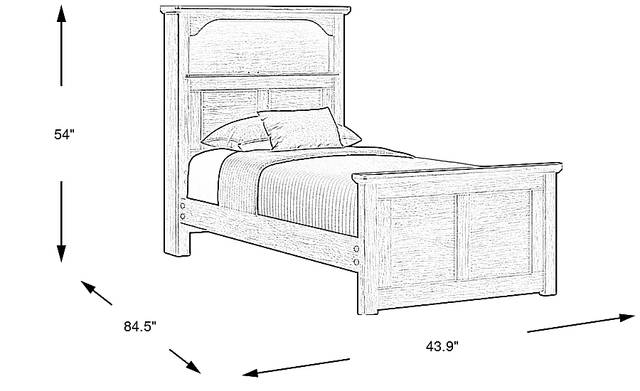 Dimension Image. Please refer to the Dimension Tab on this page for dimension details.