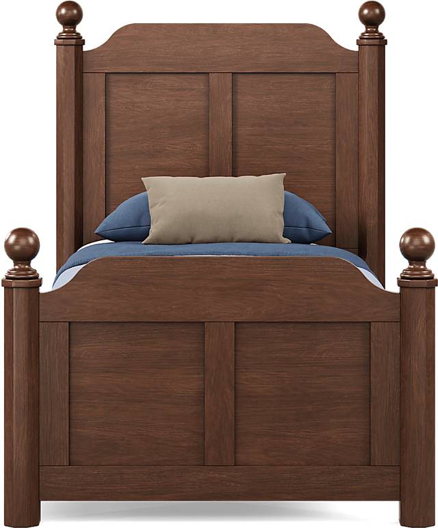 Kids South Bend Brown Cherry Twin Poster Bedroom - Thumbnail - Image 3