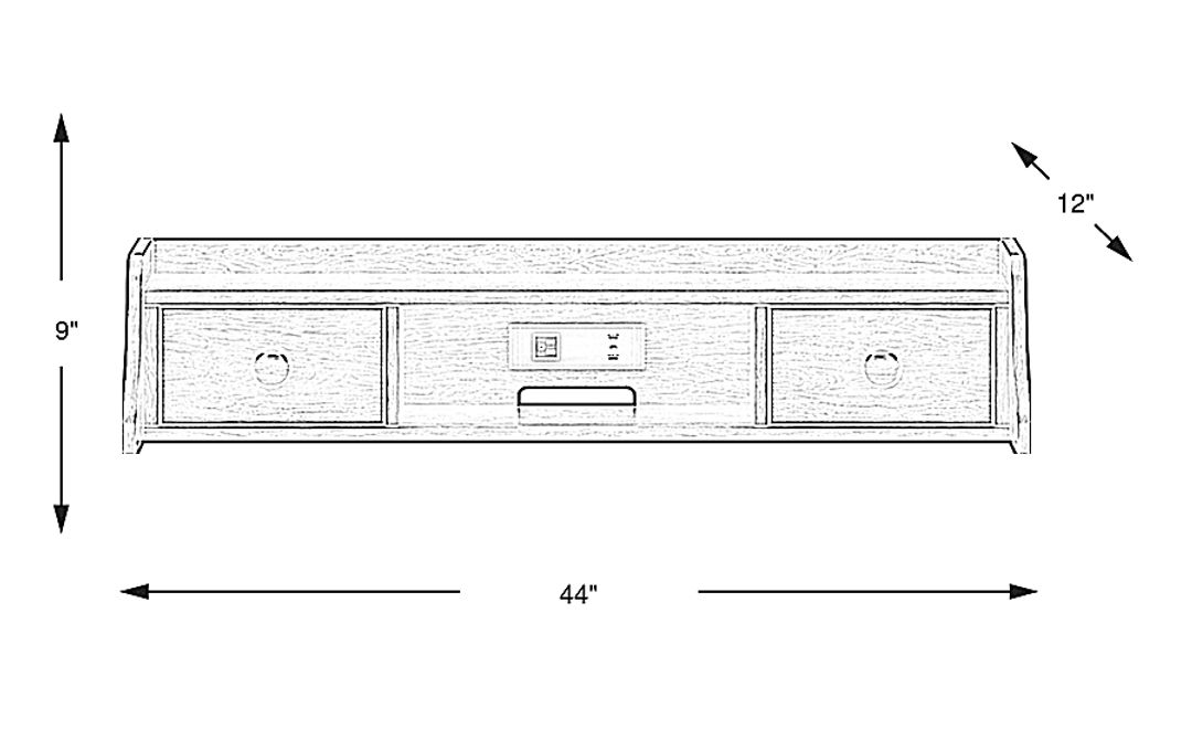 Kids South Bend Brown Cherry Hutch