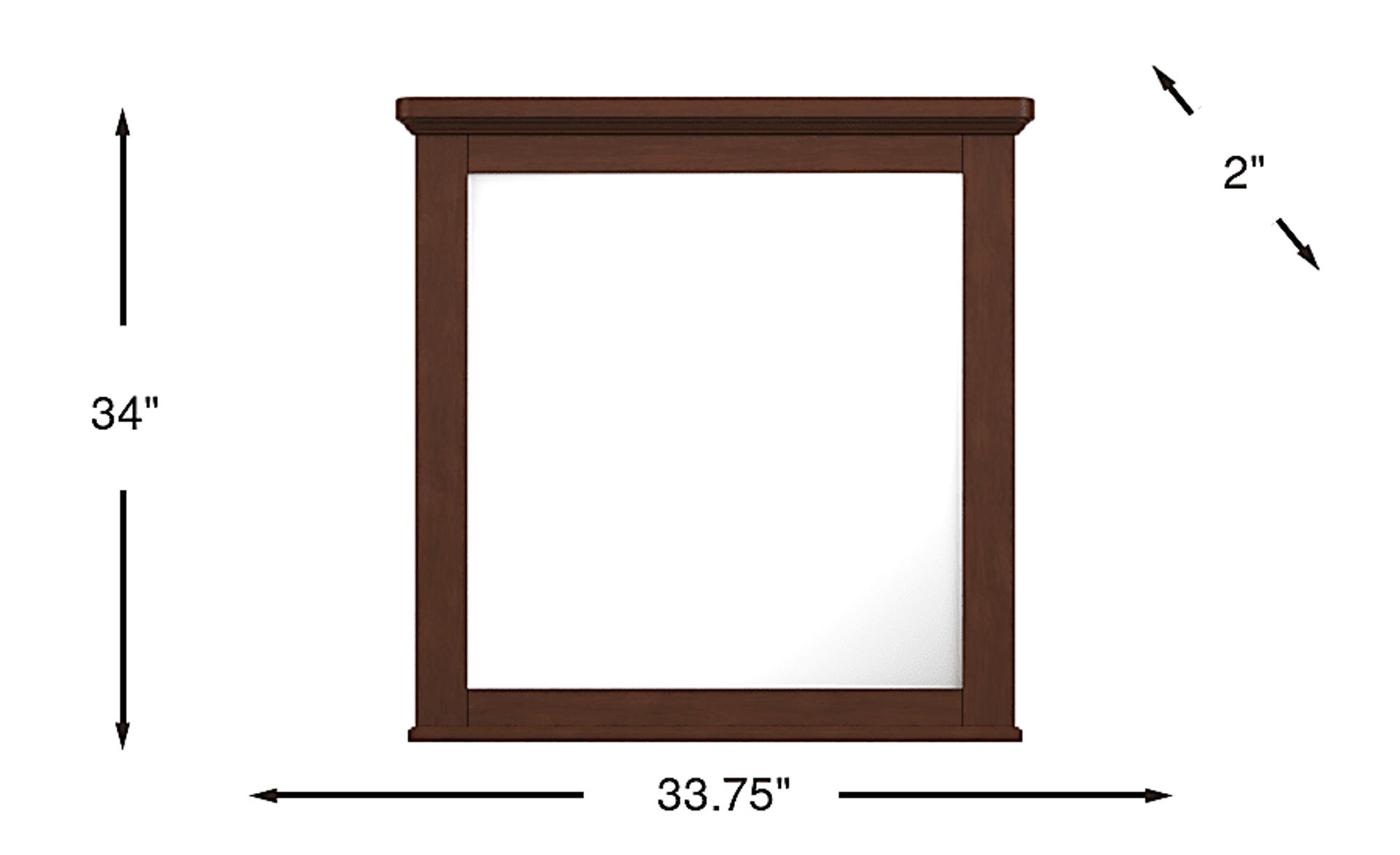 Dimension Image. Please refer to the Dimension Tab on this page for dimension details.