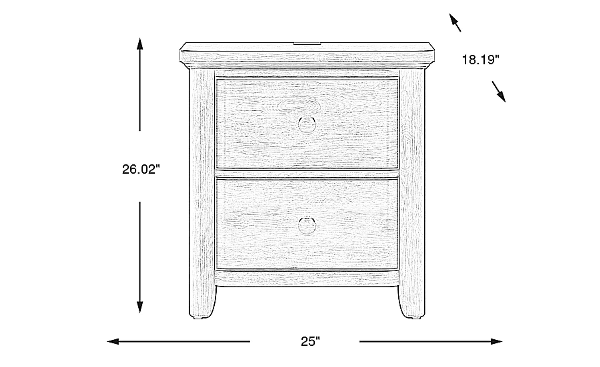 Dimension Image. Please refer to the Dimension Tab on this page for dimension details.