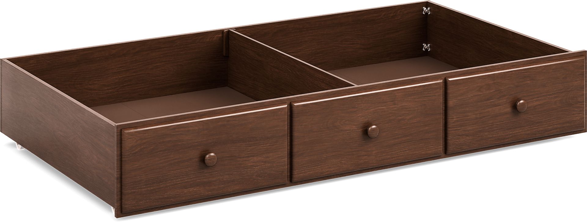 Kids South Bend Brown Cherry Twin Storage Trundle - Image 1