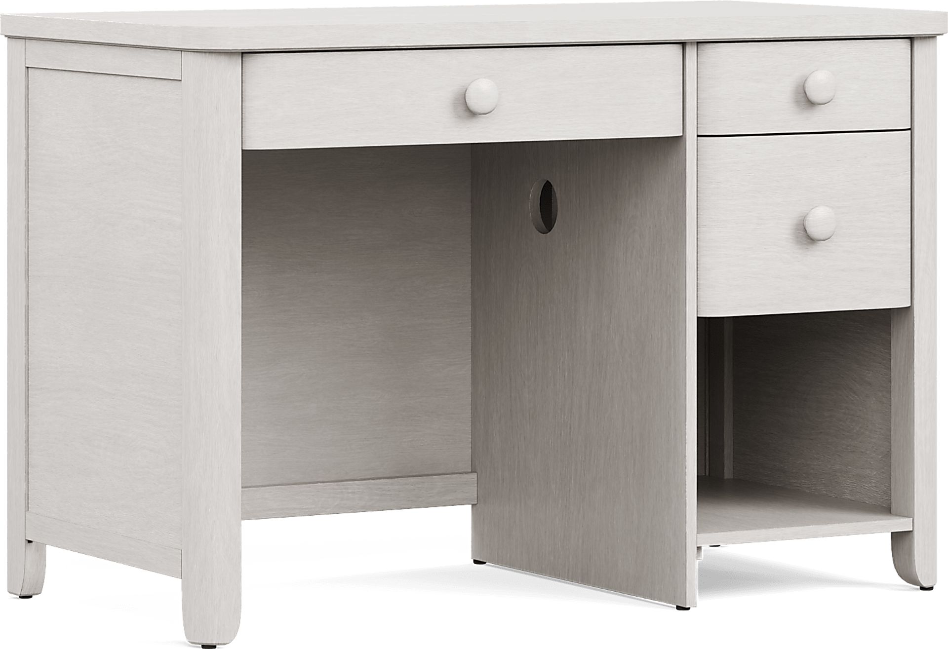 Kids South Bend Washed White Desk - Image 2