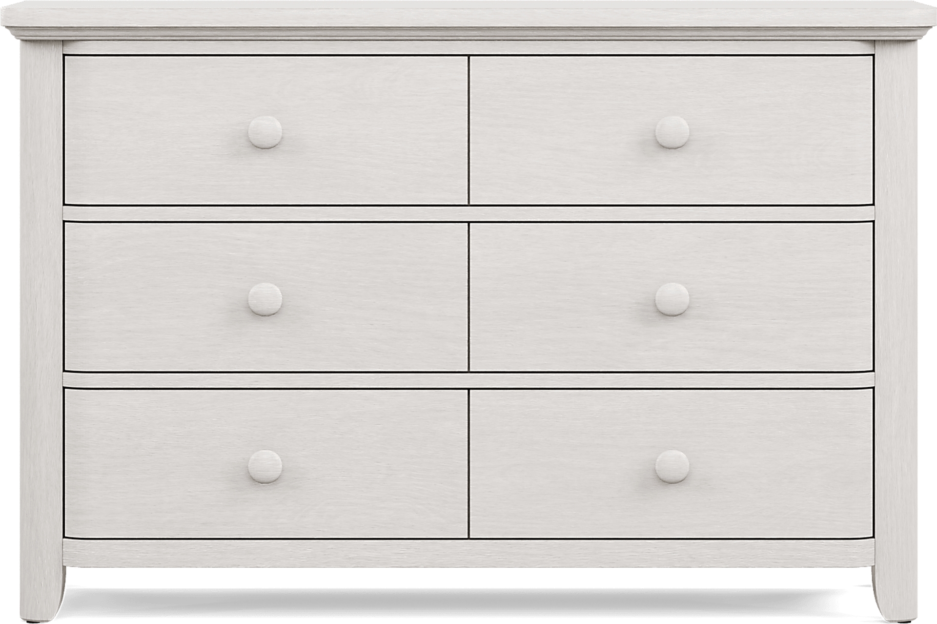 washed white dresser