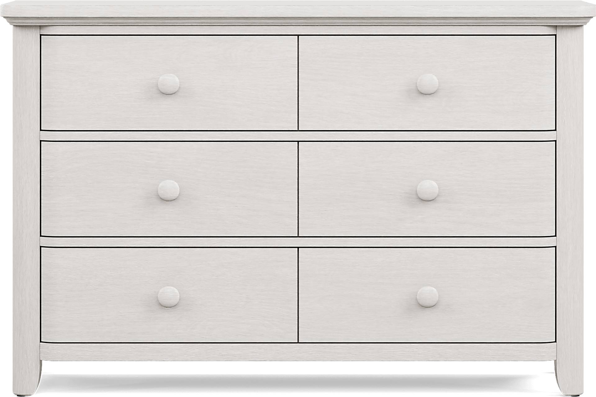 washed white dresser
