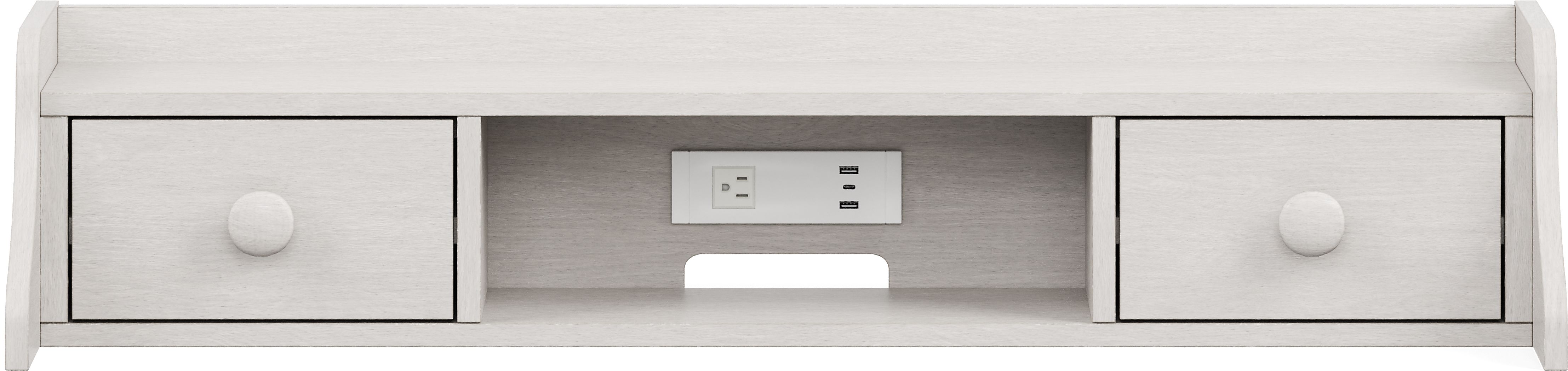 Kids South Bend Washed White Hutch