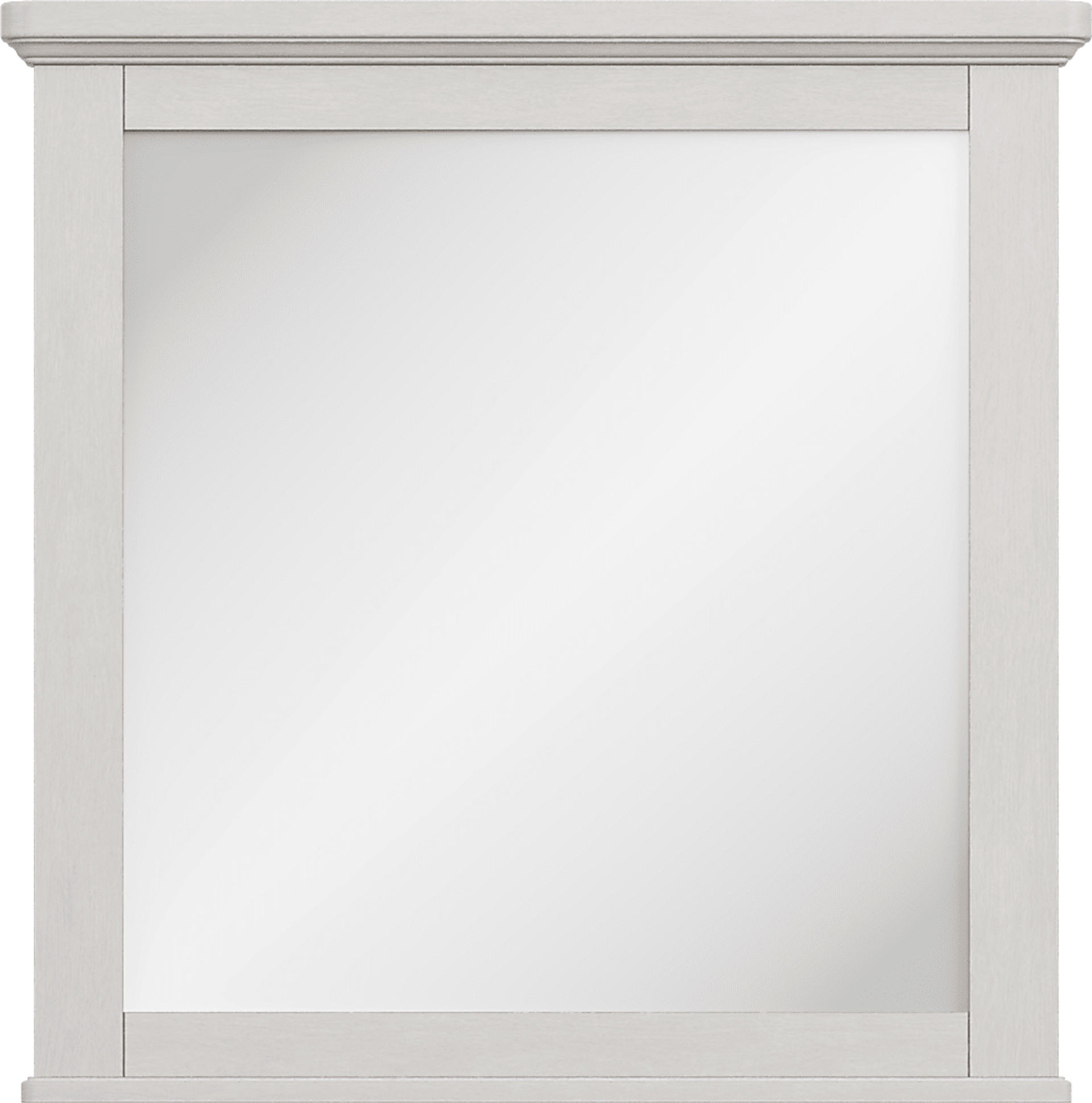 washed white mirror