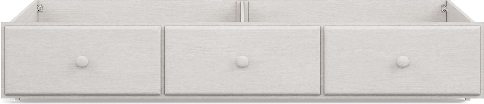 Kids South Bend Washed White Twin Storage Trundle - Image 2