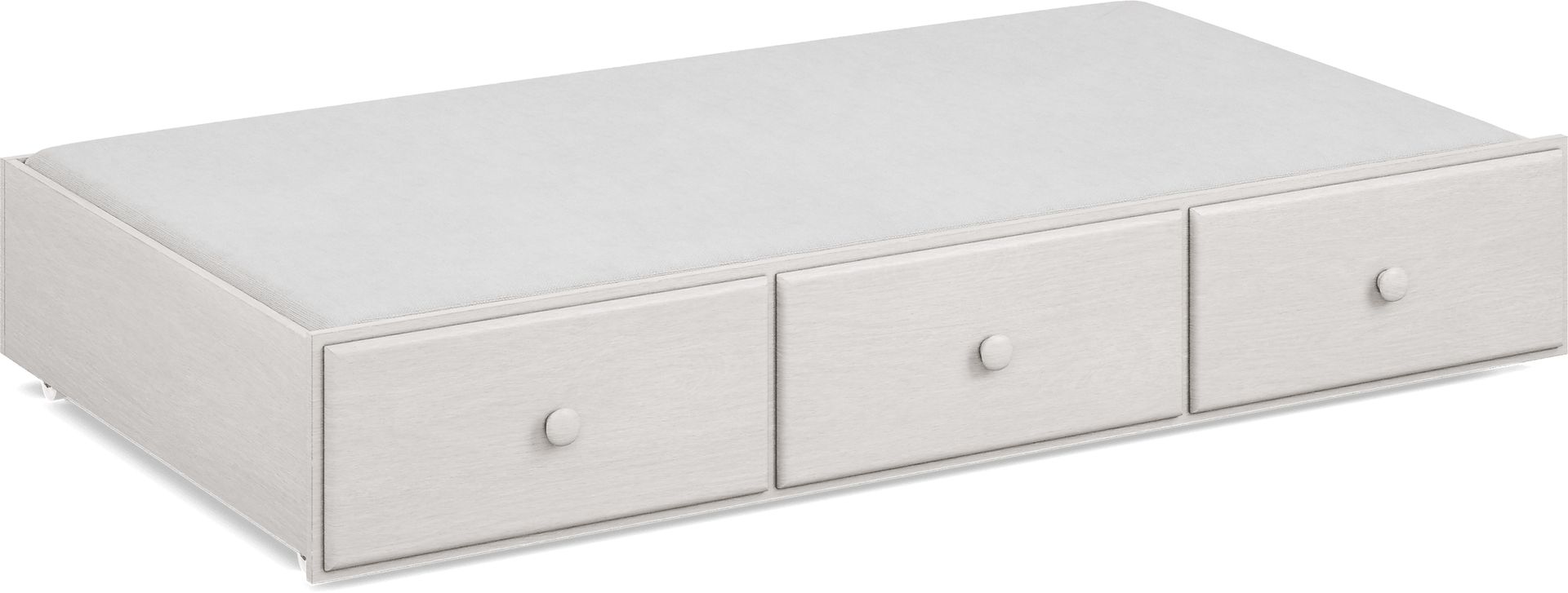 Kids South Bend Washed White Twin Storage Trundle - Image 3