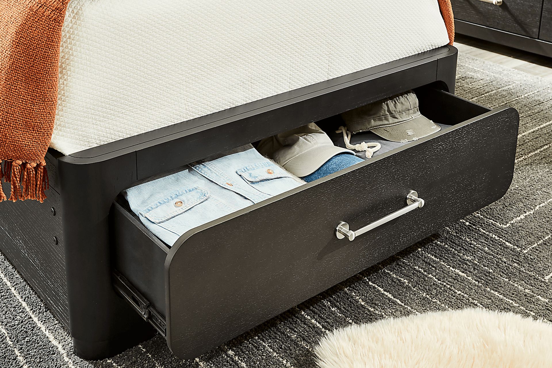 Kids Southside Loft Ebony Twin Storage Bed - Image 3