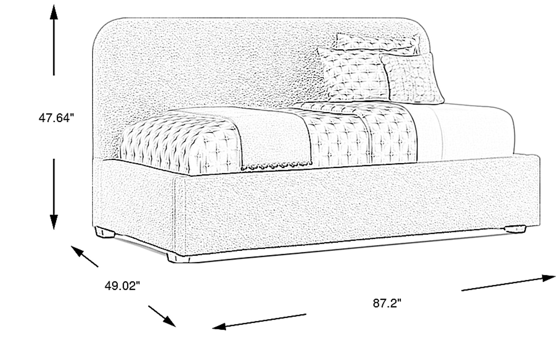 Dimension Image. Please refer to the Dimension Tab on this page for dimension details.