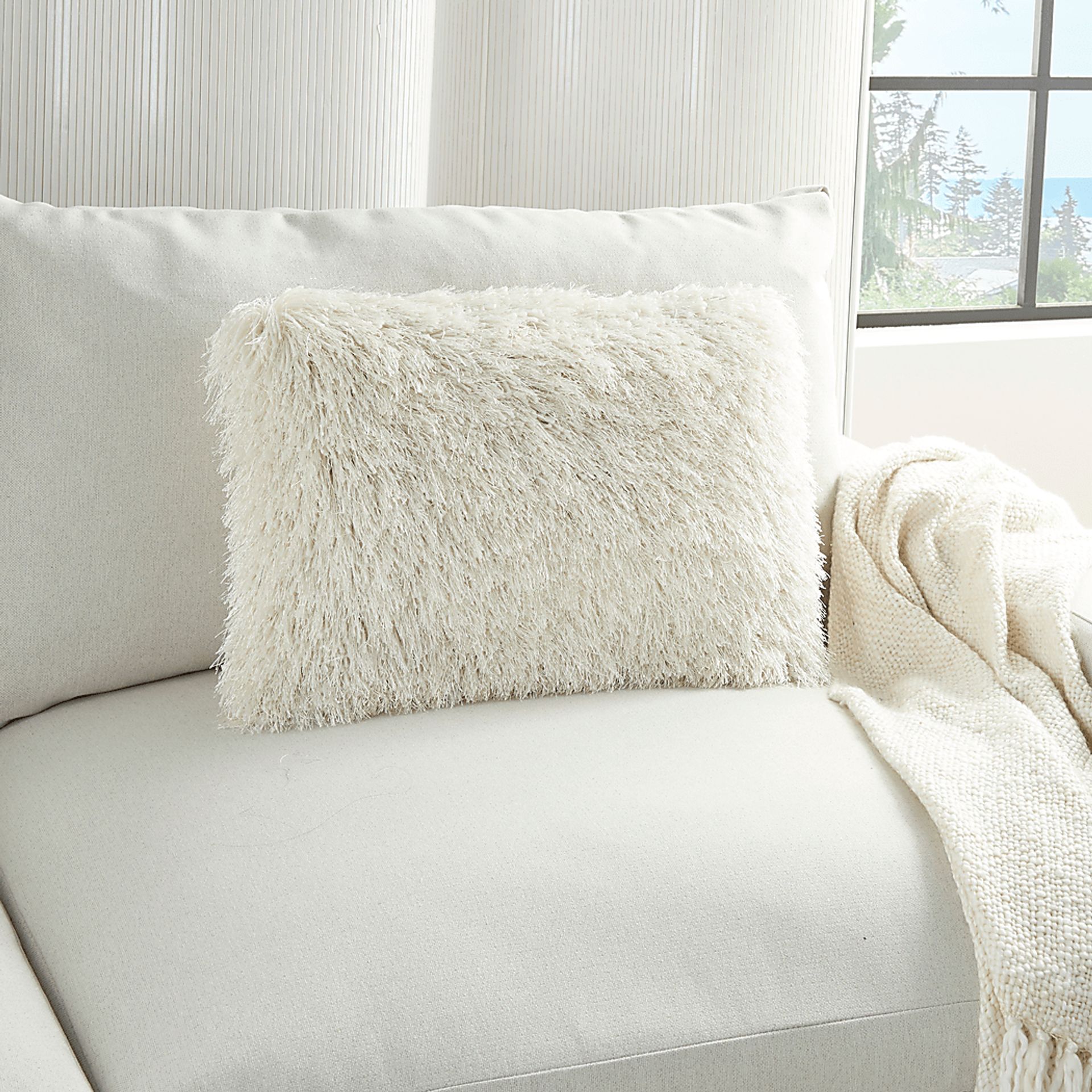Kids Souzan I Cream Throw Pillow - Image 3