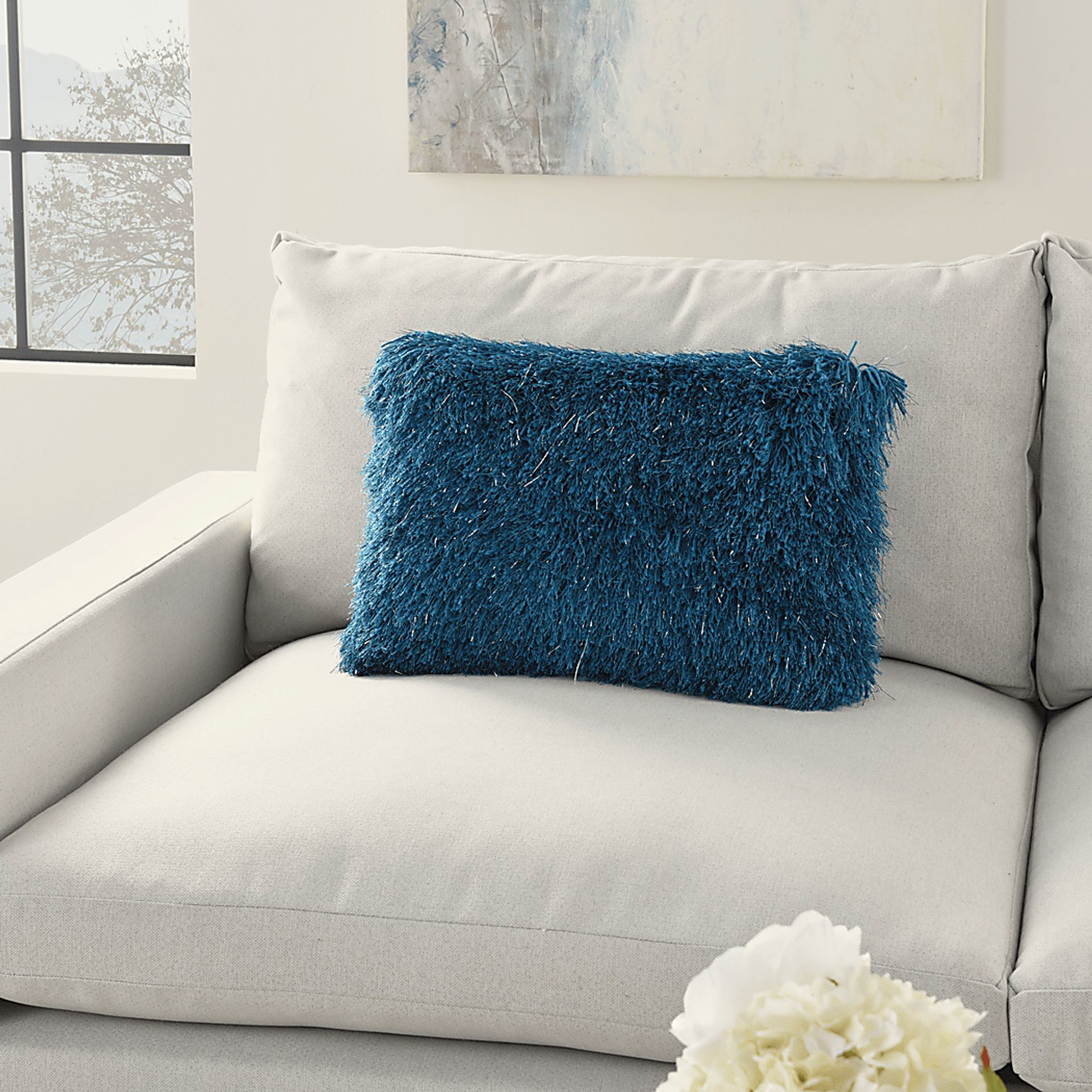 Kids Souzan I Teal Throw Pillow - Image 3