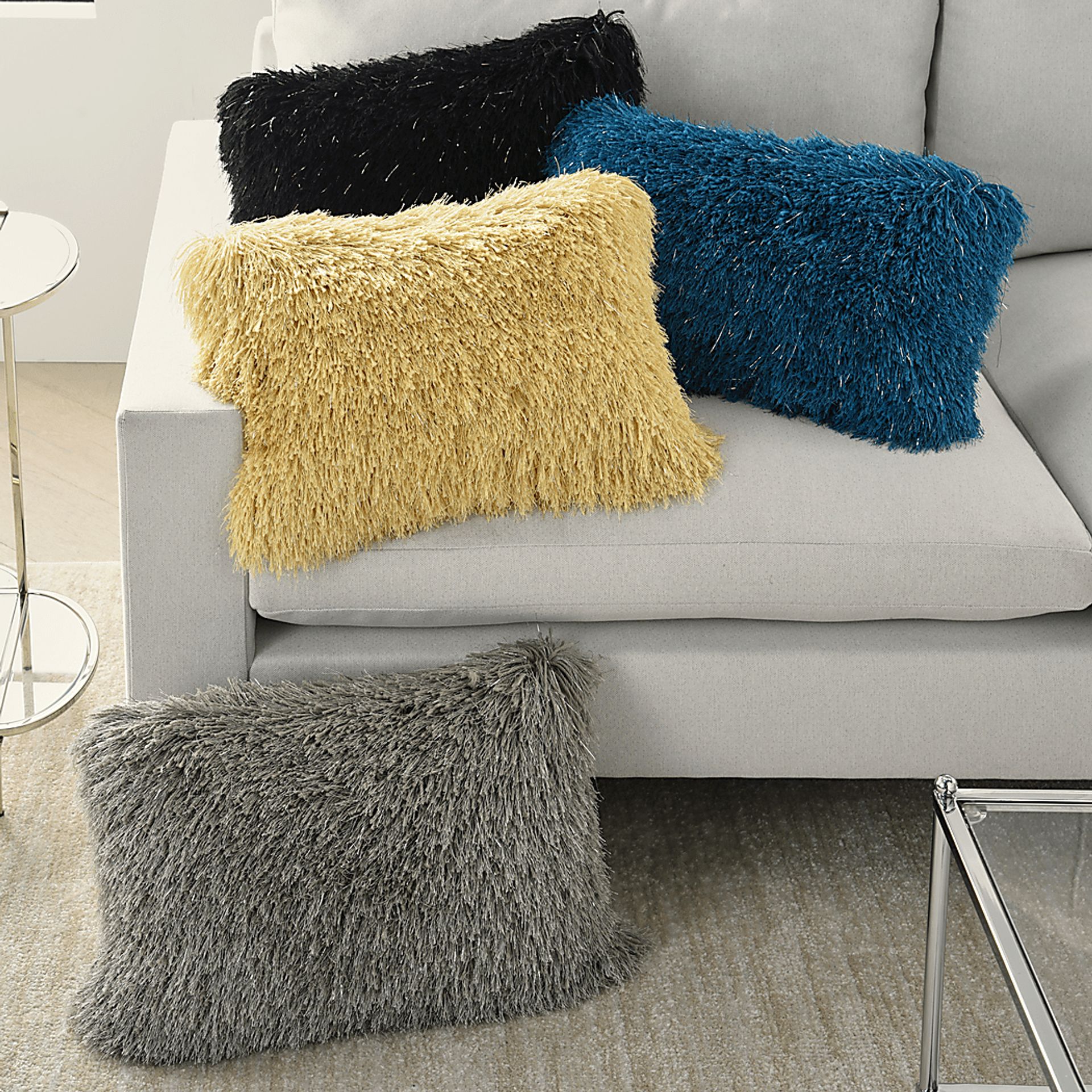 Kids Souzan I Teal Throw Pillow - Image 4