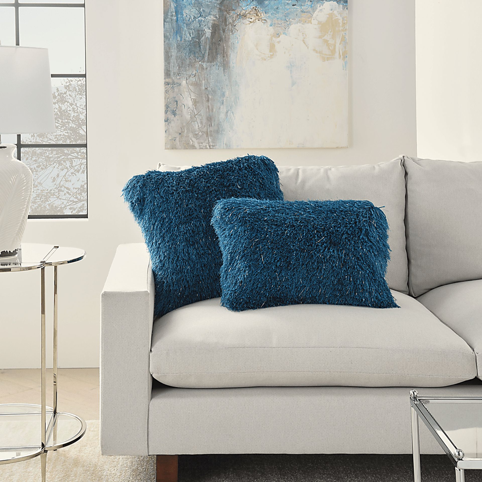 Kids Souzan I Teal Throw Pillow - Image 5