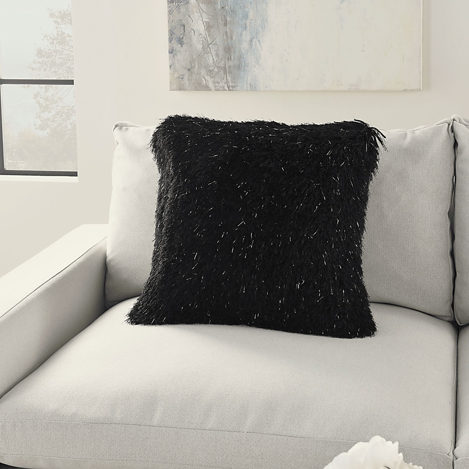 Kids Souzan II Black Throw Pillow - Image 3