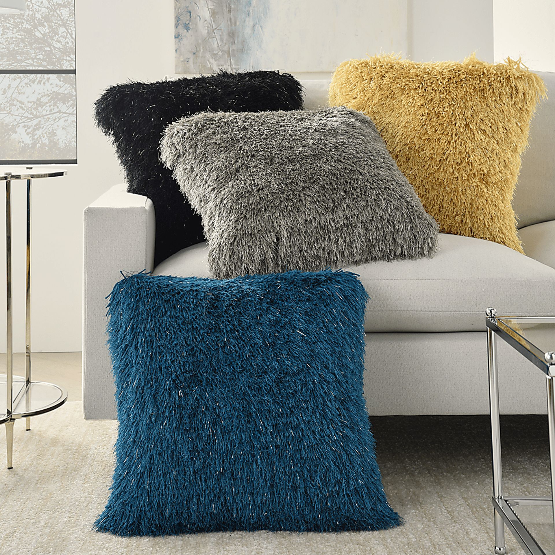 Kids Souzan II Black Throw Pillow - Image 5