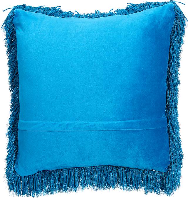Kids Souzan II Teal Throw Pillow - Thumbnail - Image 2