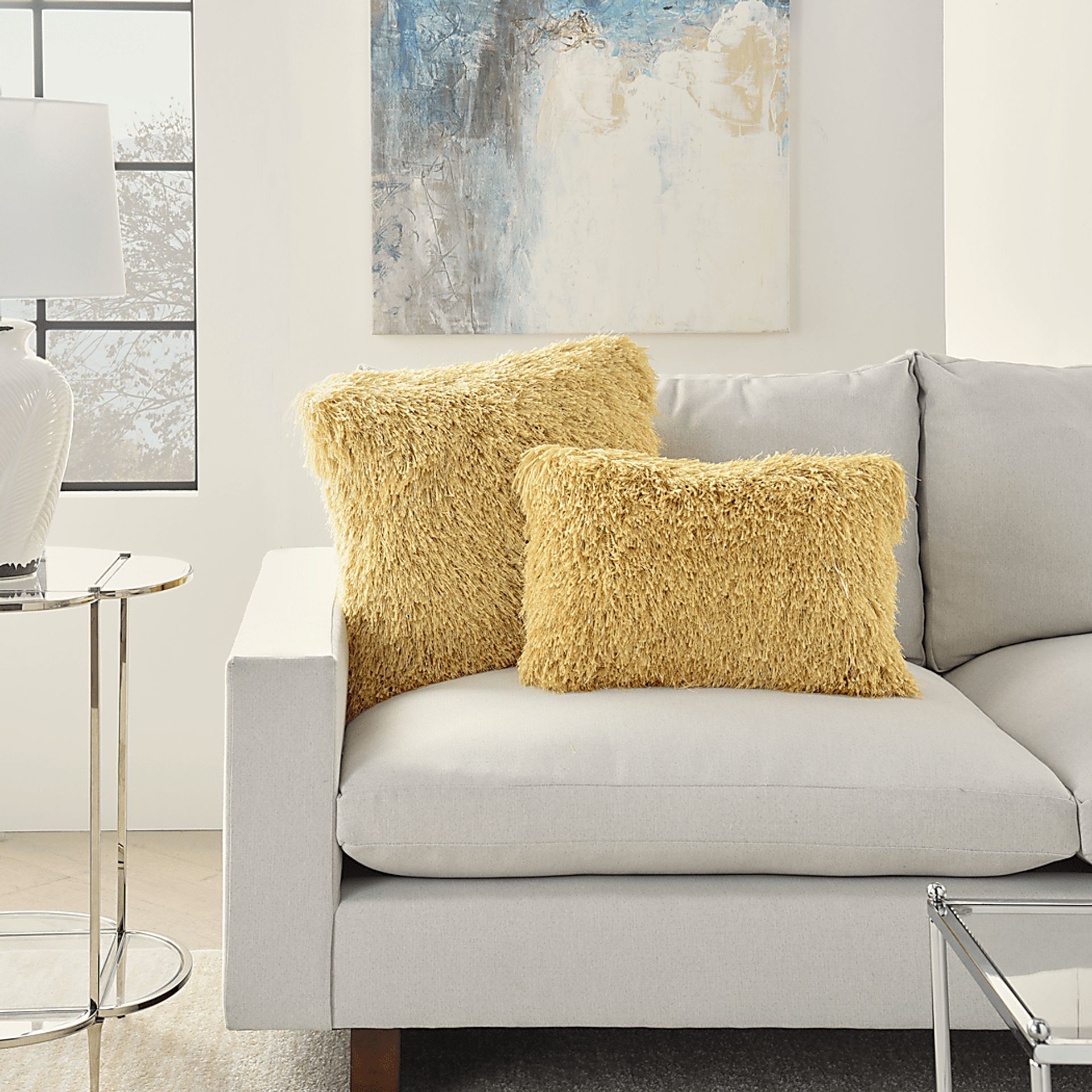 Kids Souzan II Yellow Throw Pillow - Image 5