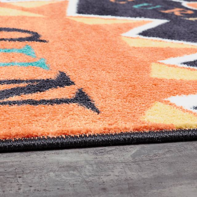Kids Space Explorer Black 5' x 8' Rug - Thumbnail - Image 3
