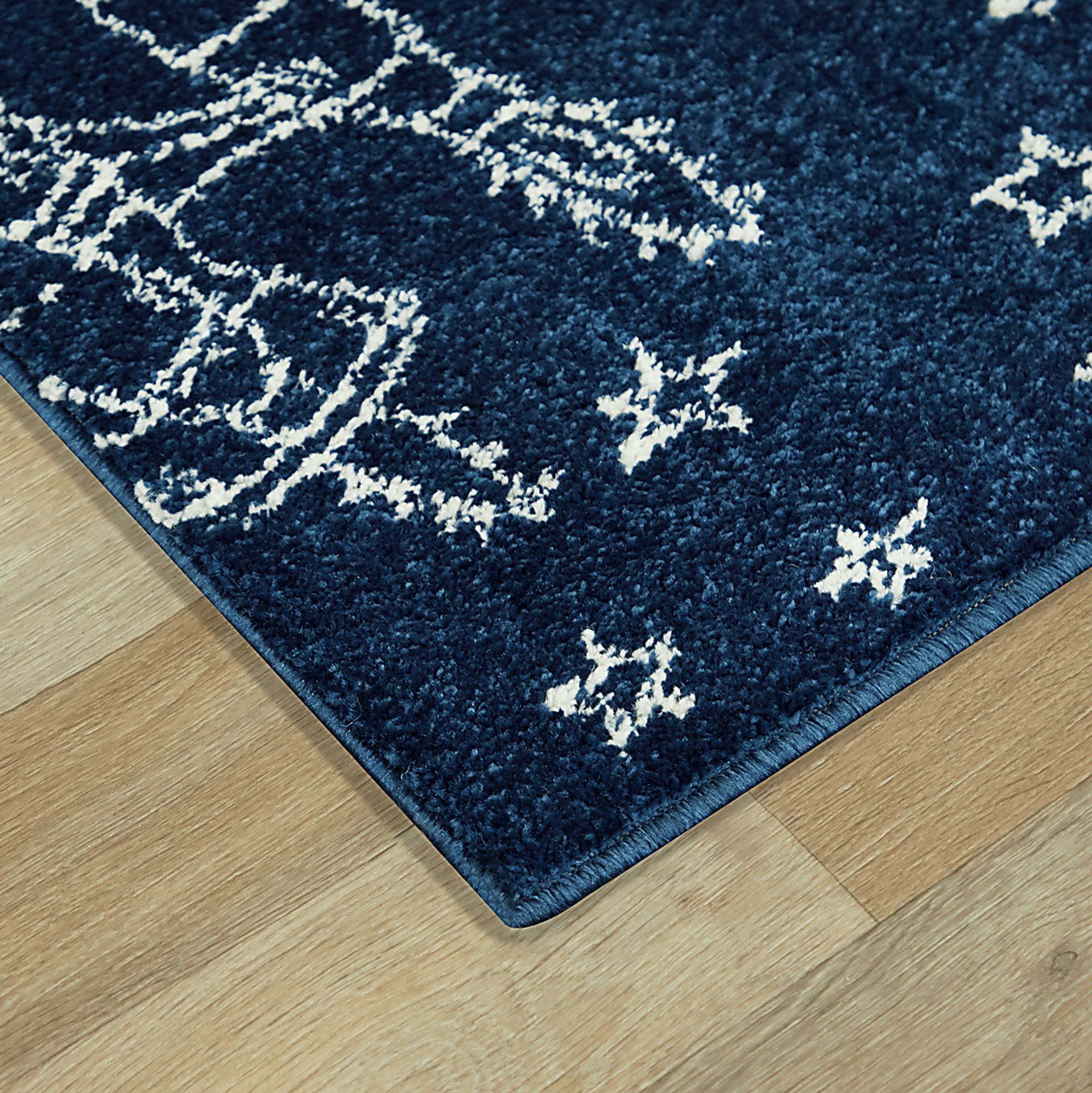 Kids Space Rockets Blue 5'3 x 7' Rug - Image 4