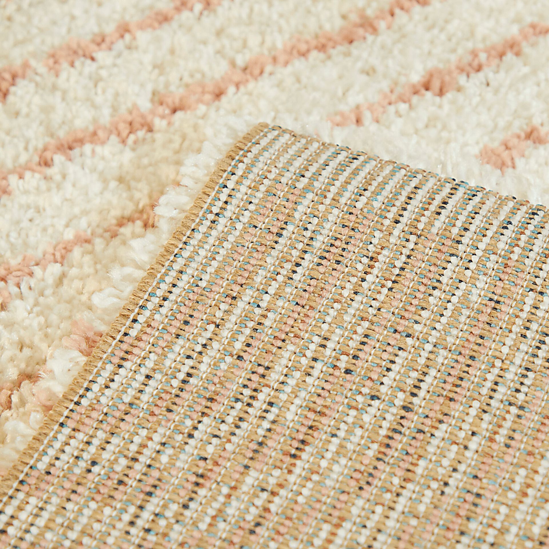 Kids Rosy Rainbow Pink 5'3 x 7' Rug - Image 5