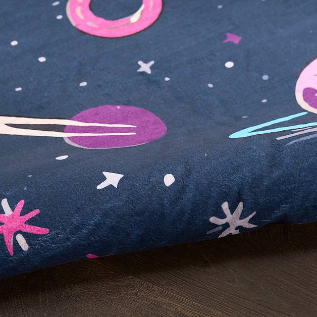 Kids Sparkling Stars Black 5' x 7' Rug - Thumbnail - Image 8