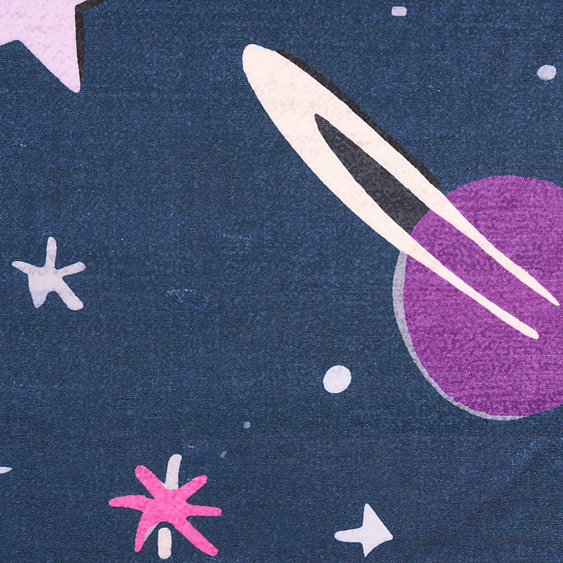 Kids Sparkling Stars Black 5' x 7' Rug - Image 6