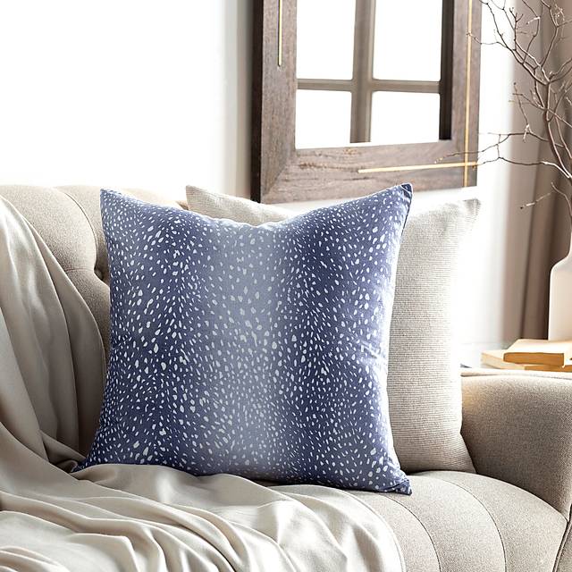 Kids Sparkly Doe Denim Accent Pillow - Thumbnail - Image 4