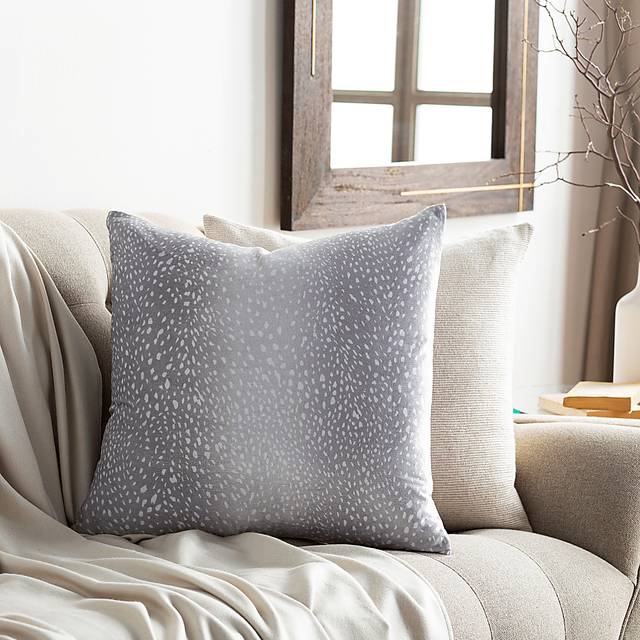 Kids Sparkly Doe Gray Accent Pillow - Thumbnail - Image 4