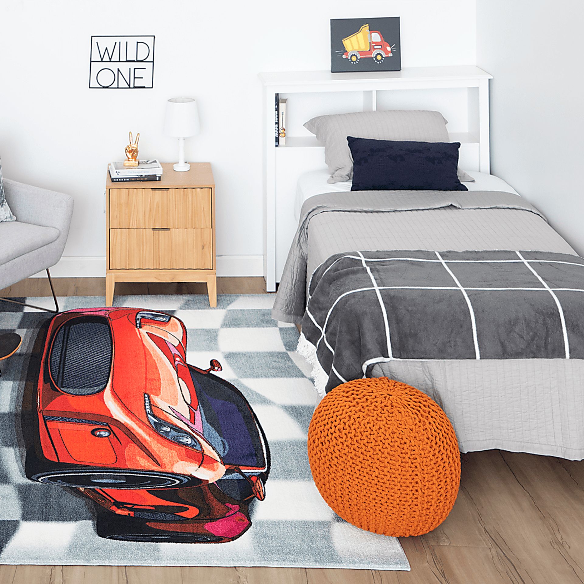 Kids Speed Controller Red 5 x 8 Rug - Image 9