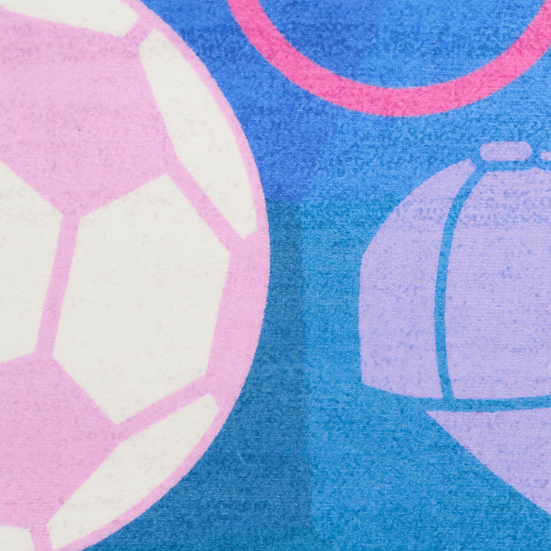 Kids Sports Medley Purple 6'6 x 9'2 Rug - Image 7
