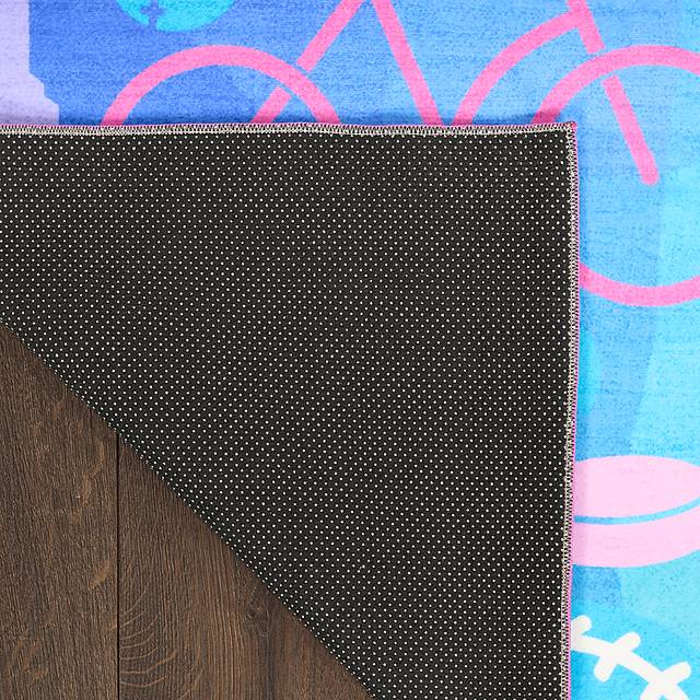 Kids Sports Medley Purple 6'6 x 9'2 Rug - Thumbnail - Image 5