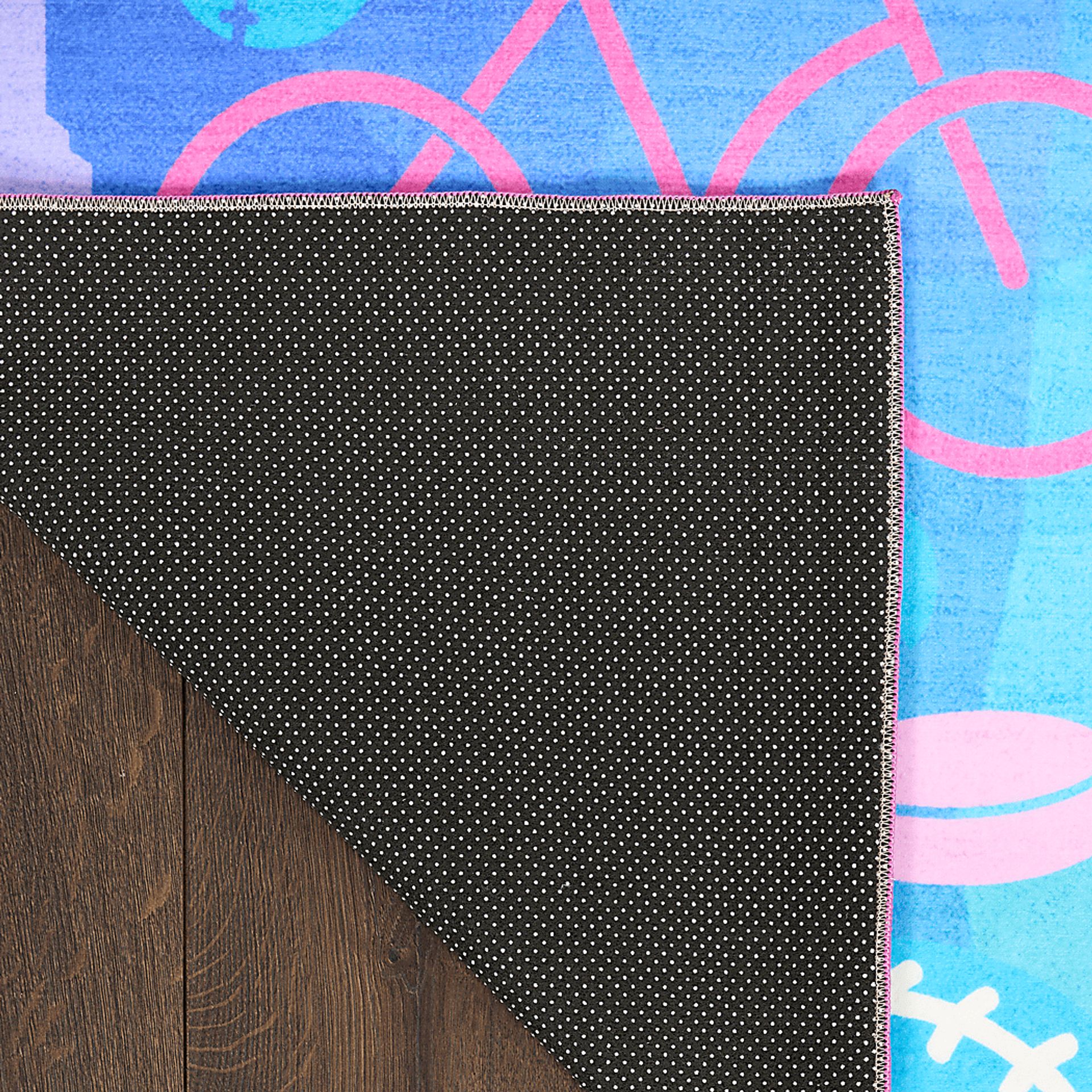 Kids Sports Medley Purple 6'6 x 9'2 Rug - Image 5