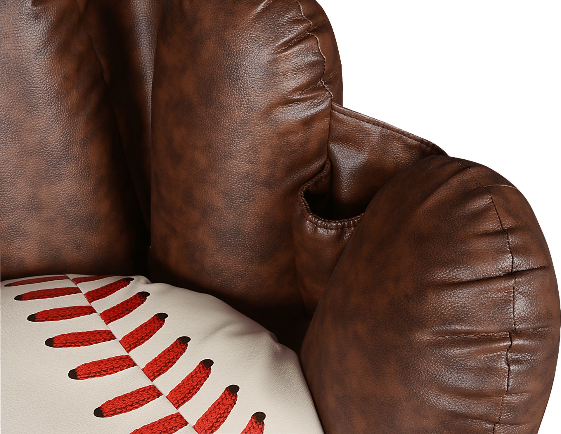 Kids Sports Zone 2.0 Brown Glove Chair - Image 3