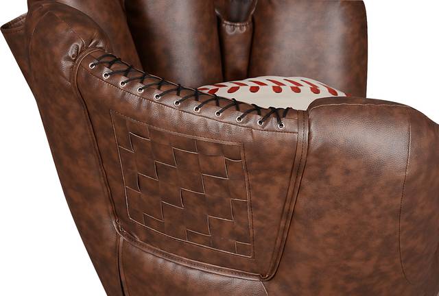 Kids Sports Zone 2.0 Brown Glove Chair - Thumbnail - Image 4