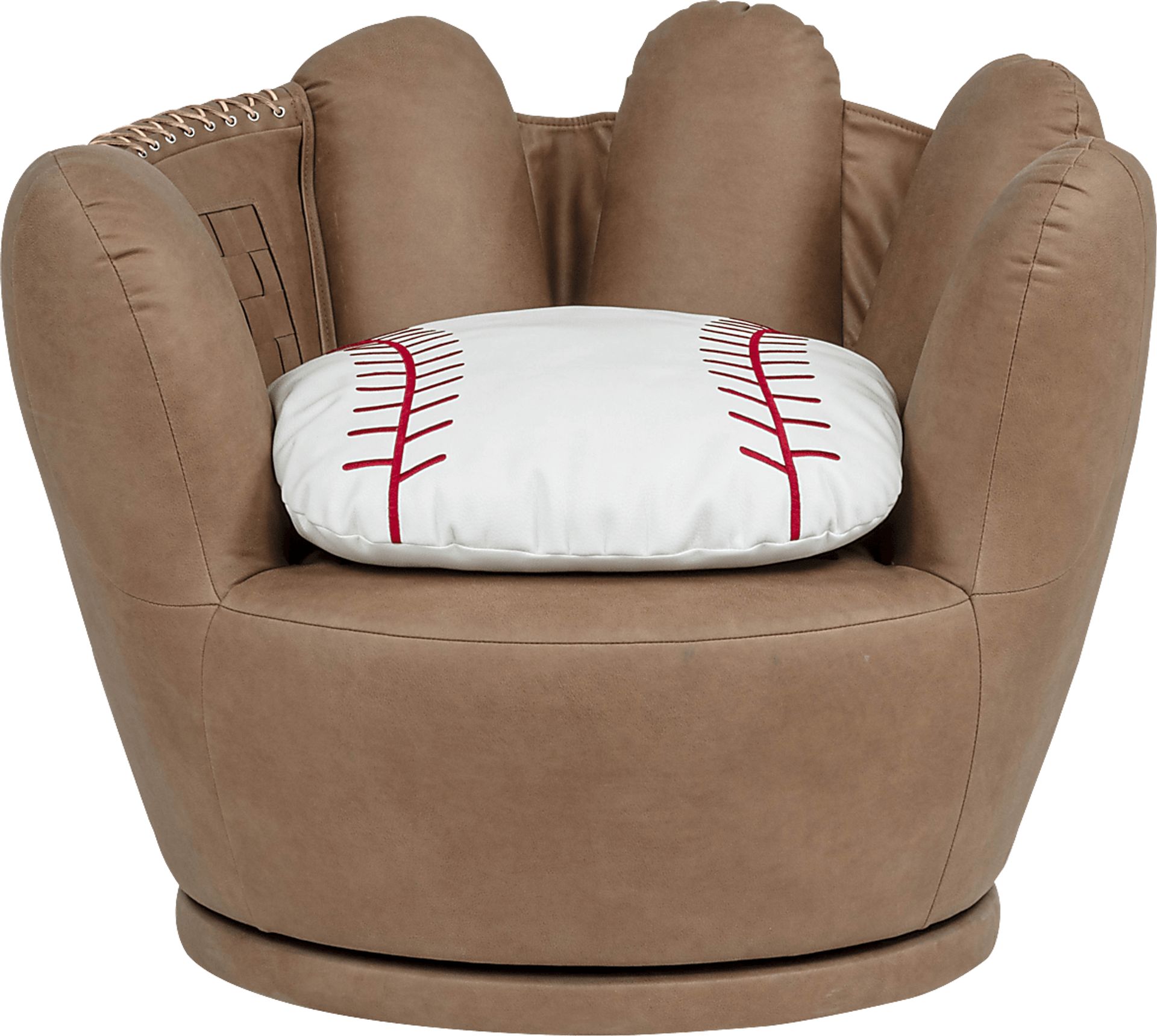 Kids Sports Zone 3.0 Brown Glove Swivel Chair - Image 2