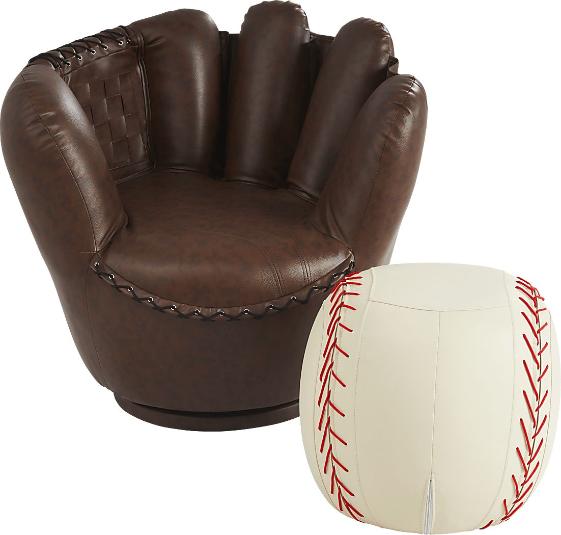 Baseball glove chair rooms to go new arrivals