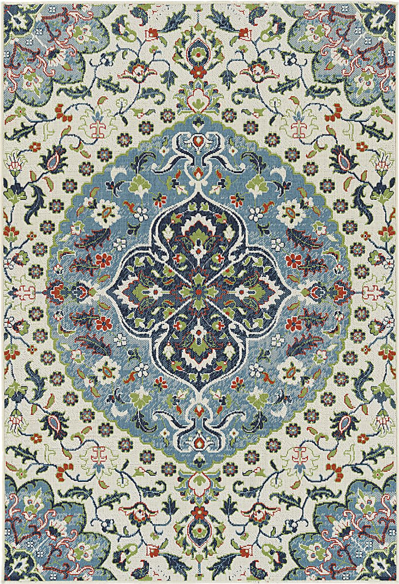 Kids Spotty Garden Beige 3'5 x 5'5 Rug