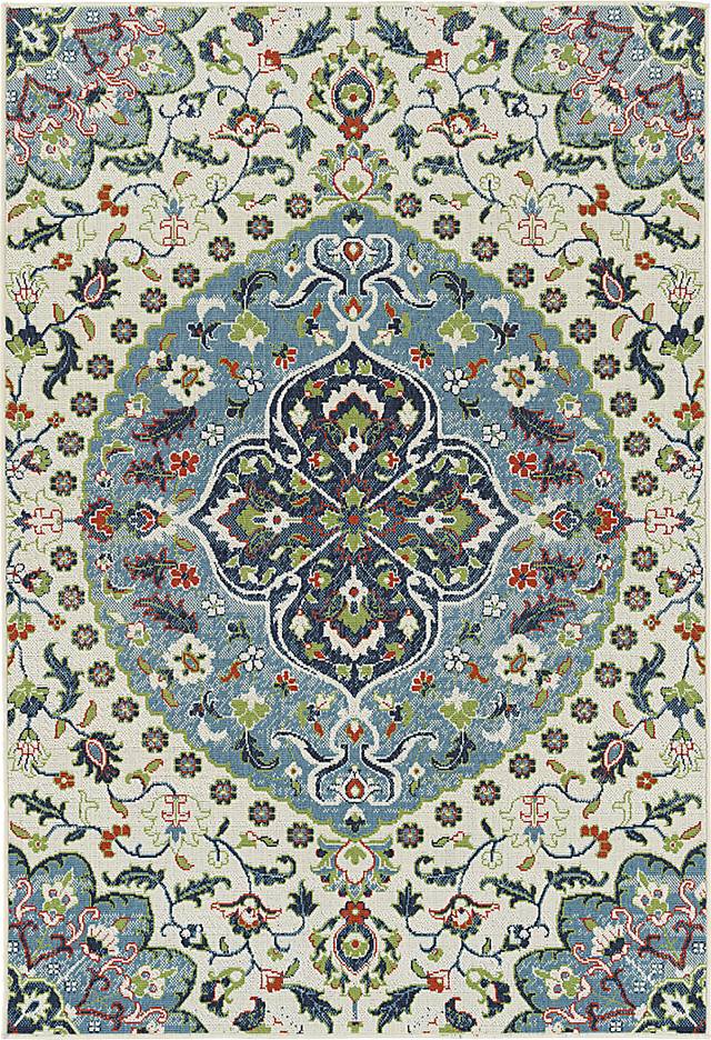 Kids Spotty Garden Beige 3'5 x 5'5 Rug - Thumbnail - Image 1