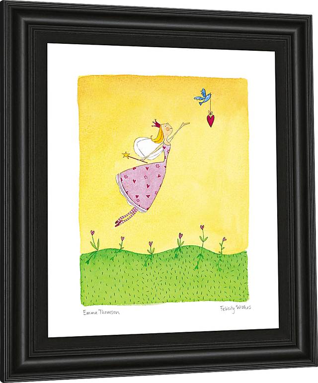 Kids Spring Fairy Yellow Artwork - Thumbnail - Image 1