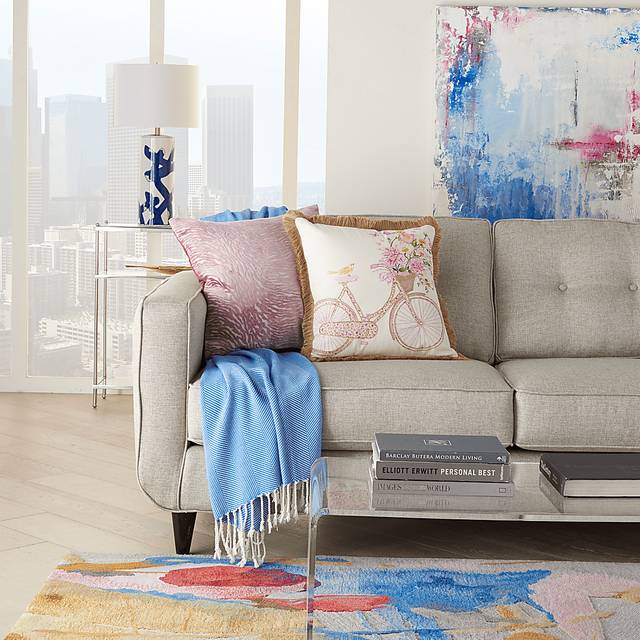 Kids Spring Ride White Accent Pillow - Thumbnail - Image 3